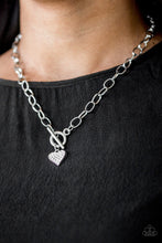 Load image into Gallery viewer, Harvard Hearts - White Necklace
