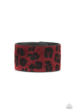 Load image into Gallery viewer, Cheetah Cabana - Red Urban Bracelet
