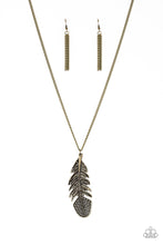 Load image into Gallery viewer, Free Bird - Brass Necklace
