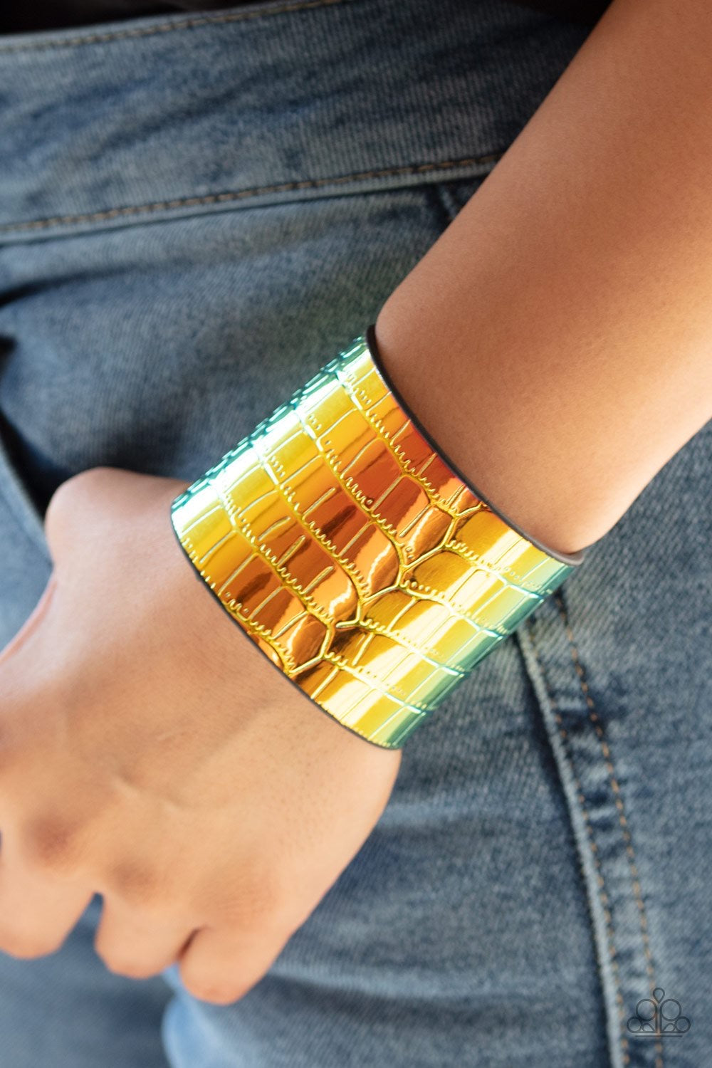 Chroma Croc - Multi Urban Bracelet