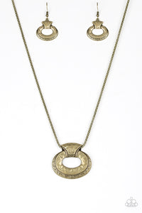 Retro Rebel - Brass Necklace