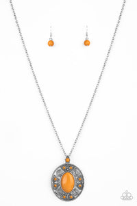 Sunset Sensation - Orange Necklace