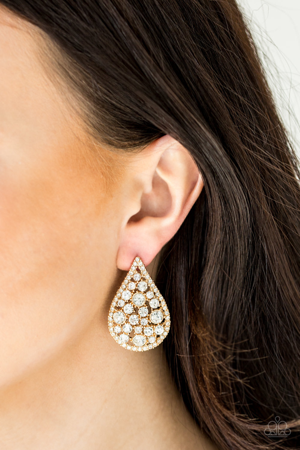 REIGN Storm - Gold Post Earring
