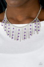 Load image into Gallery viewer, Harlem Hideaway - Purple Necklace
