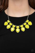 Load image into Gallery viewer, Modern Masquerade - Yellow Necklace
