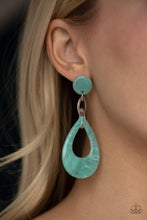 Load image into Gallery viewer, Beach Oasis - Blue Earrings
