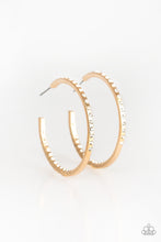 Load image into Gallery viewer, Comin Into Money - Gold Hoop Earring
