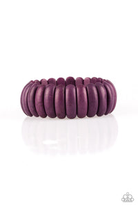 Peacefully Primal - Purple Bracelet