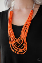 Load image into Gallery viewer, Peacefully Pacific - Orange Necklace
