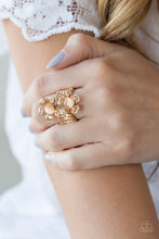 Load image into Gallery viewer, Magnolia Mansions - Gold Ring
