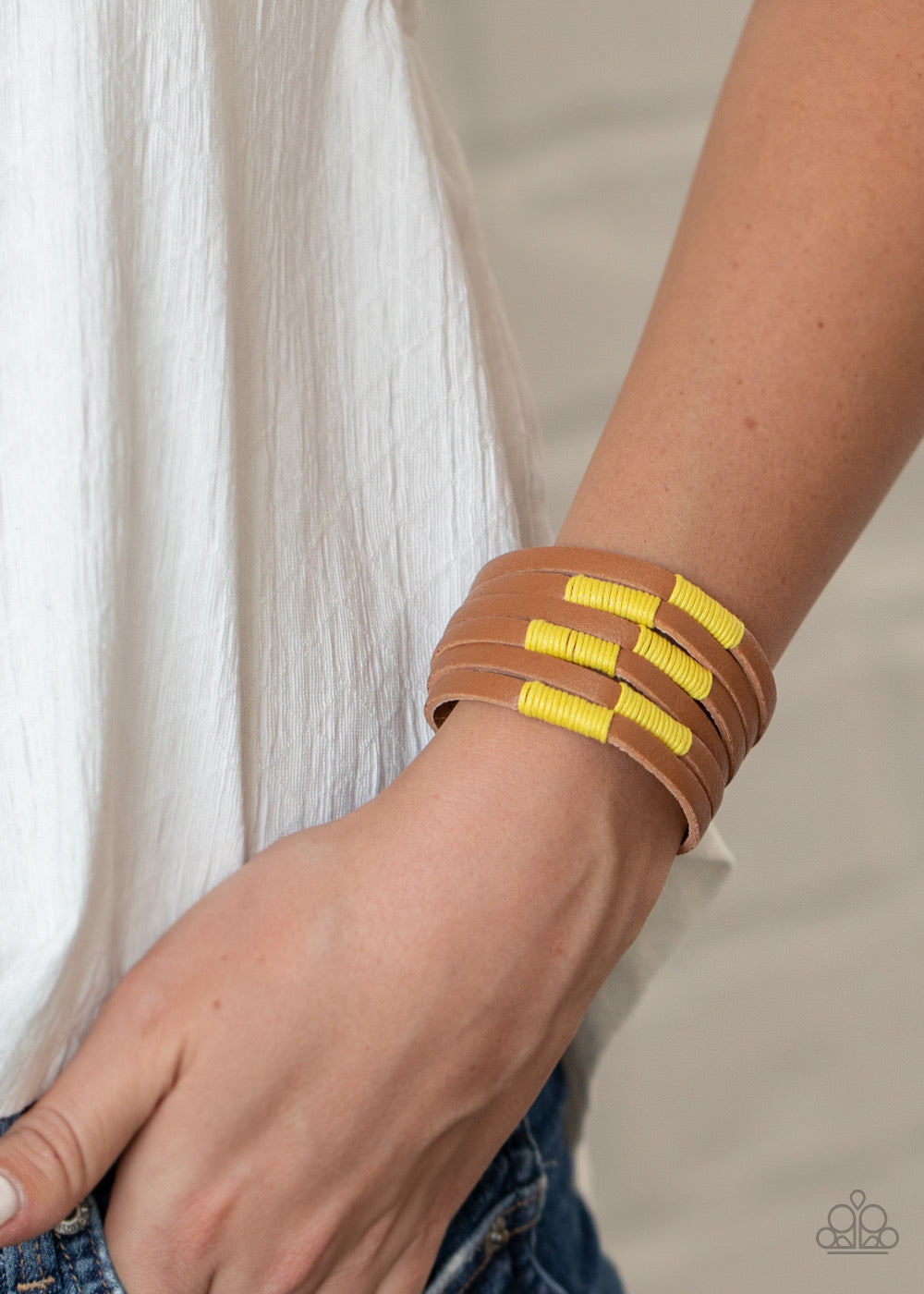 Country Colors - Yellow Urban Bracelet