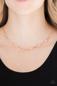 Demurely Dainty - Copper Necklace