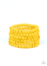 Load image into Gallery viewer, Diving In Maldives - Yellow Bracelet
