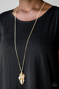 Fiercely Fall - Gold Necklace