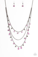 Load image into Gallery viewer, Pebble Beach Beauty - Purple Necklace
