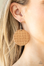 Load image into Gallery viewer, Natural Novelty - Brown Earring
