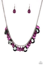 Load image into Gallery viewer, Hurricane Season - Purple Necklace
