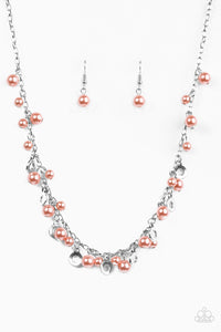 Elegant Ensemble - Orange Necklace