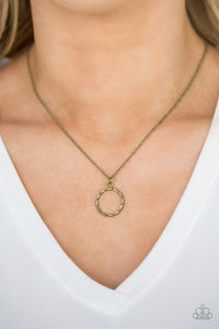 Simply Simple - Brass Necklace