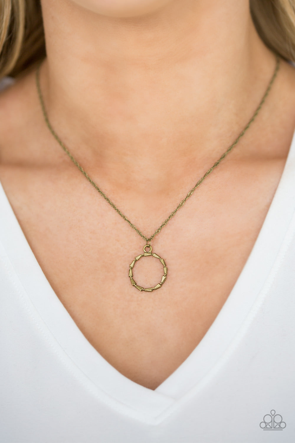 Simply Simple - Brass Necklace