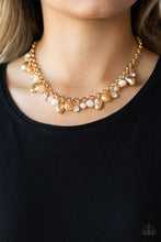 Load image into Gallery viewer, Downstage Dazzle - Gold Necklace
