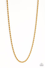 Load image into Gallery viewer, Double Dribble - Gold Urban Necklace
