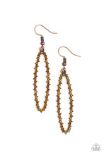 Load image into Gallery viewer, A Little GLOW-mance - Copper Earring
