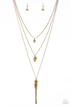 Load image into Gallery viewer, Crystal Cruiser - Brass Necklace
