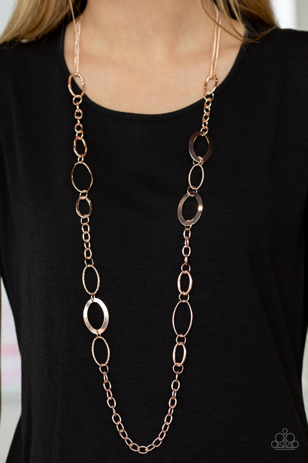 Chain Cadence - Rose Gold Necklace