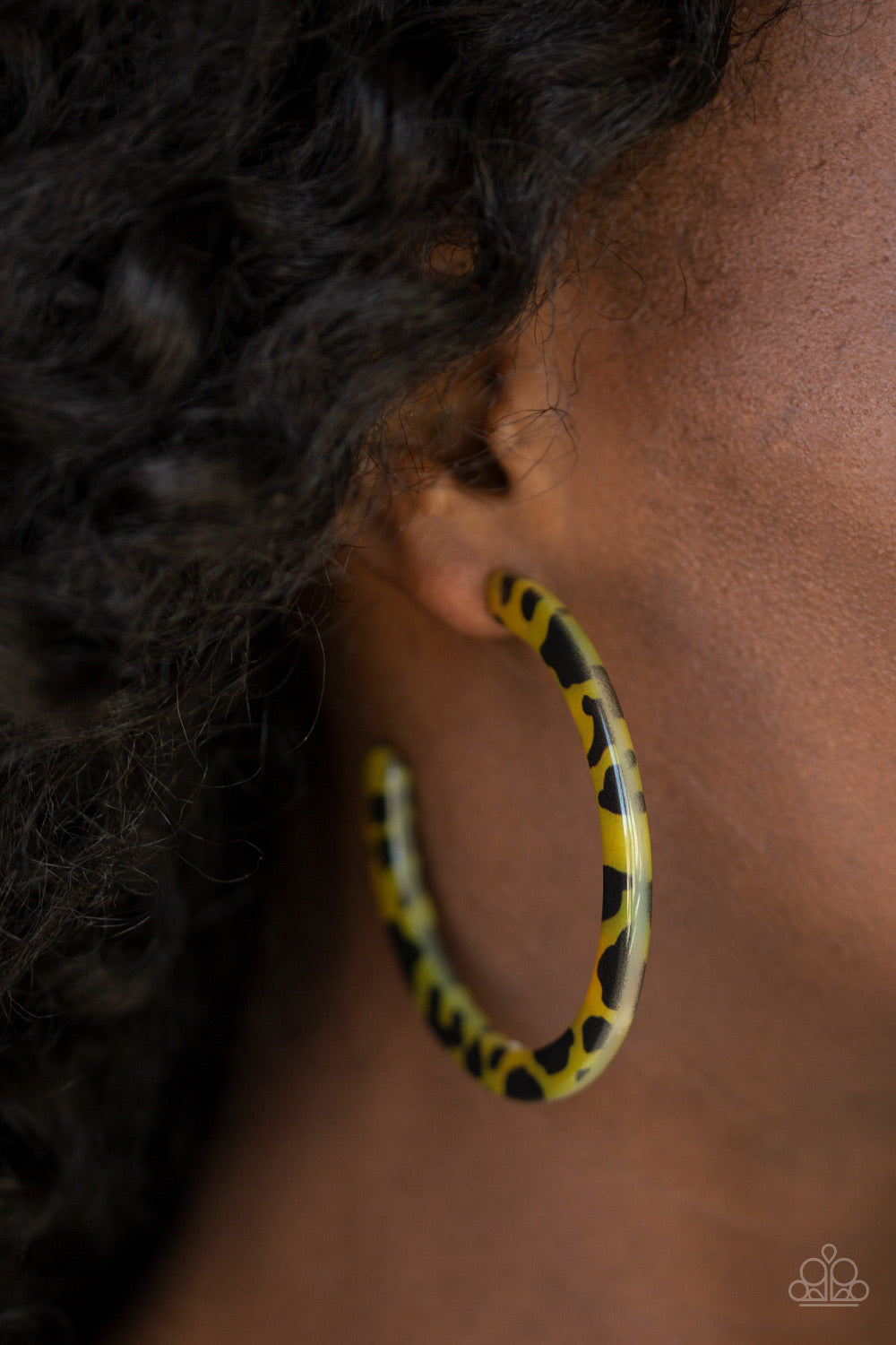 HAUTE-Blooded - Yellow Hoop Earrings