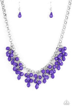 Load image into Gallery viewer, Modern Macarena - Purple Necklace
