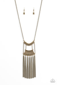 Glam Goddess - Brass Necklace