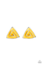 Load image into Gallery viewer, On Blast - Yellow Post Earring
