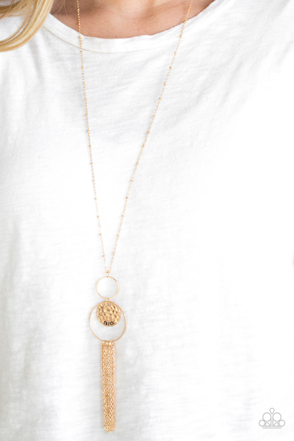 Faith Makes All Things Possible - Gold Necklace