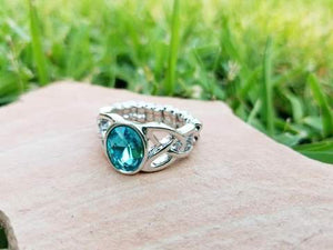 Shimmer Splash - Blue Ring