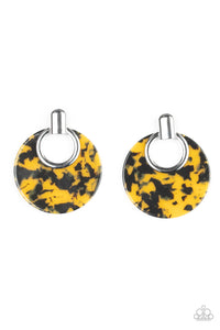 Metro Zoo - Yellow Post Earrings