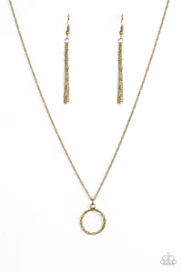 Simply Simple - Brass Necklace