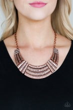 Load image into Gallery viewer, Ready To Pounce - Copper Necklace
