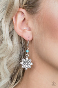 Cactus Blossom - Blue Earrings