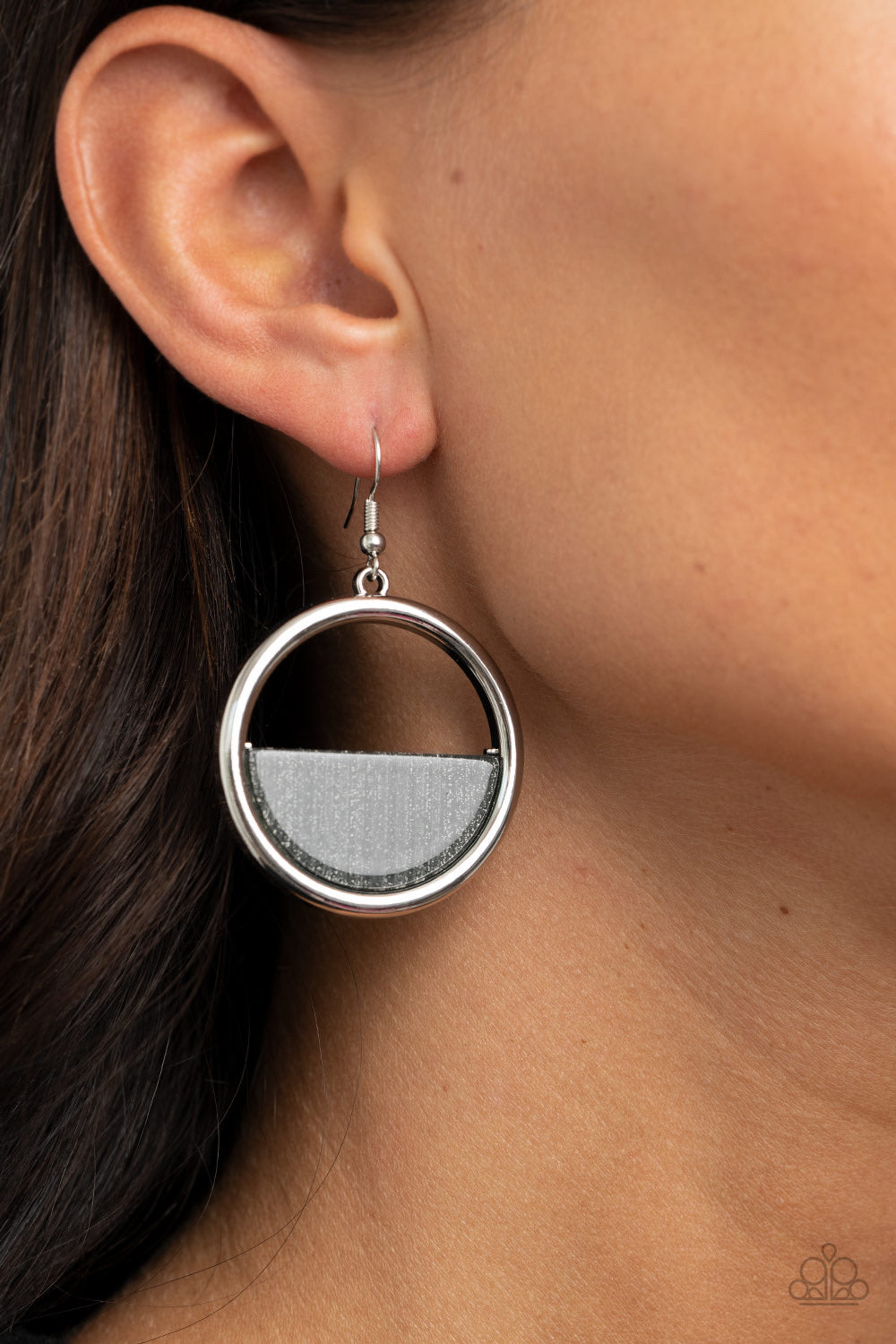 Stuck In Retrograde - Silver Earring