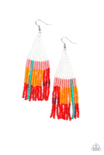 Load image into Gallery viewer, Beaded Boho - White Earring
