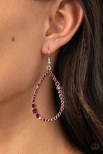 Load image into Gallery viewer, Diva Dimension - Red Earring
