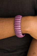 Load image into Gallery viewer, Peacefully Primal - Purple Bracelet
