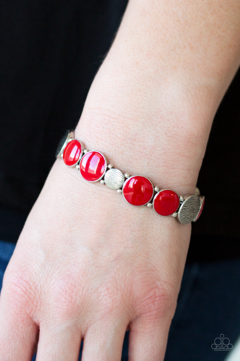 Bubble Blast - Red Bracelet