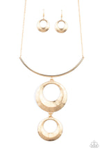 Load image into Gallery viewer, Egyptian Eclipse - Gold Necklace
