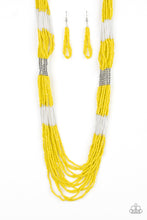 Load image into Gallery viewer, Let It BEAD - Yellow Necklace
