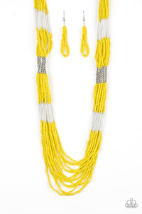 Let It BEAD - Yellow Necklace