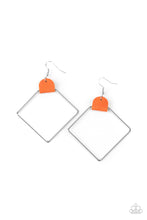 Load image into Gallery viewer, Friends Of A LEATHER - Orange Earring
