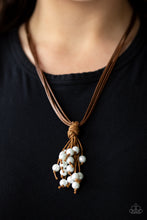 Load image into Gallery viewer, Tassel Trek - White Urban Necklace
