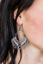 Load image into Gallery viewer, Indigenous Idol - Black Earring
